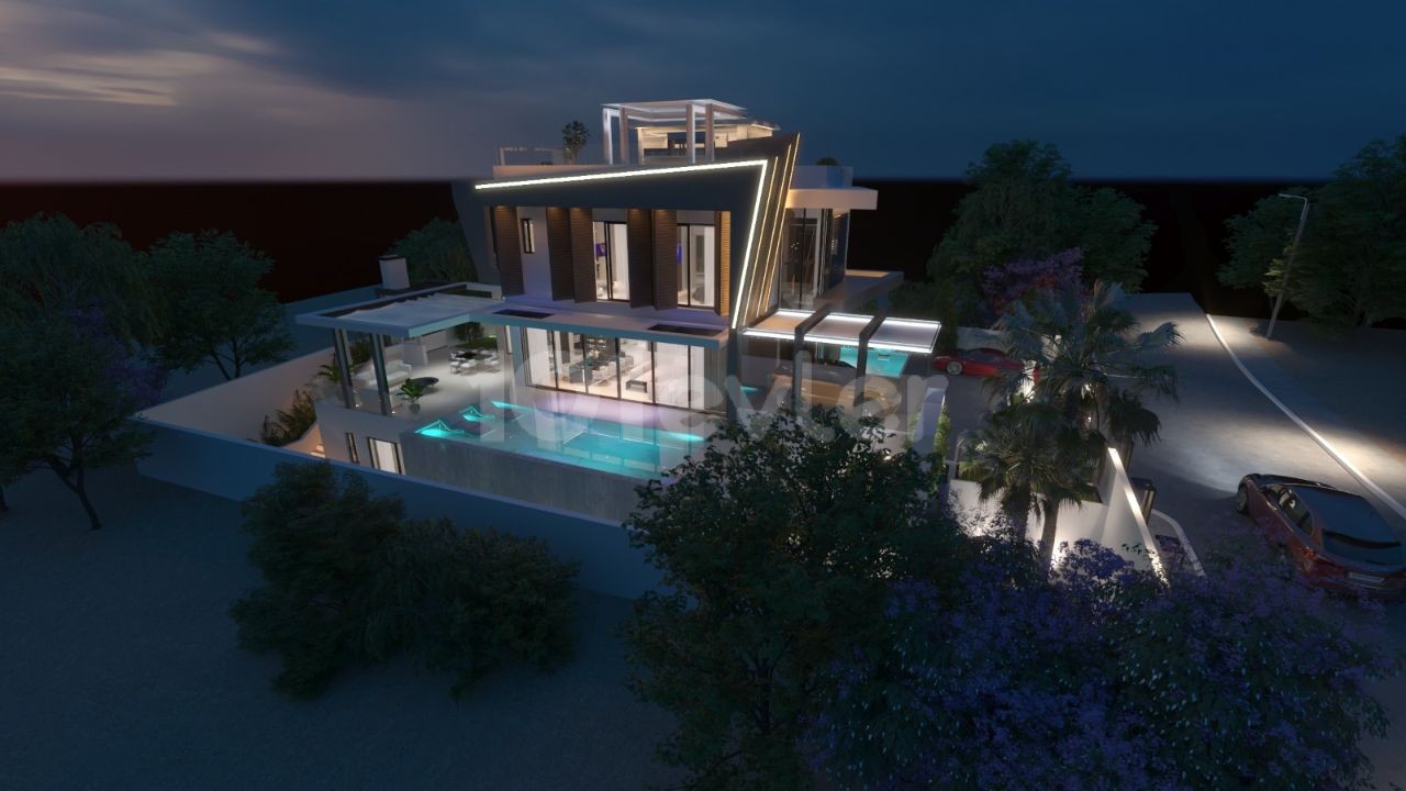 Ultra Luxury 4+1 Villas for Sale in Kyrenia Center