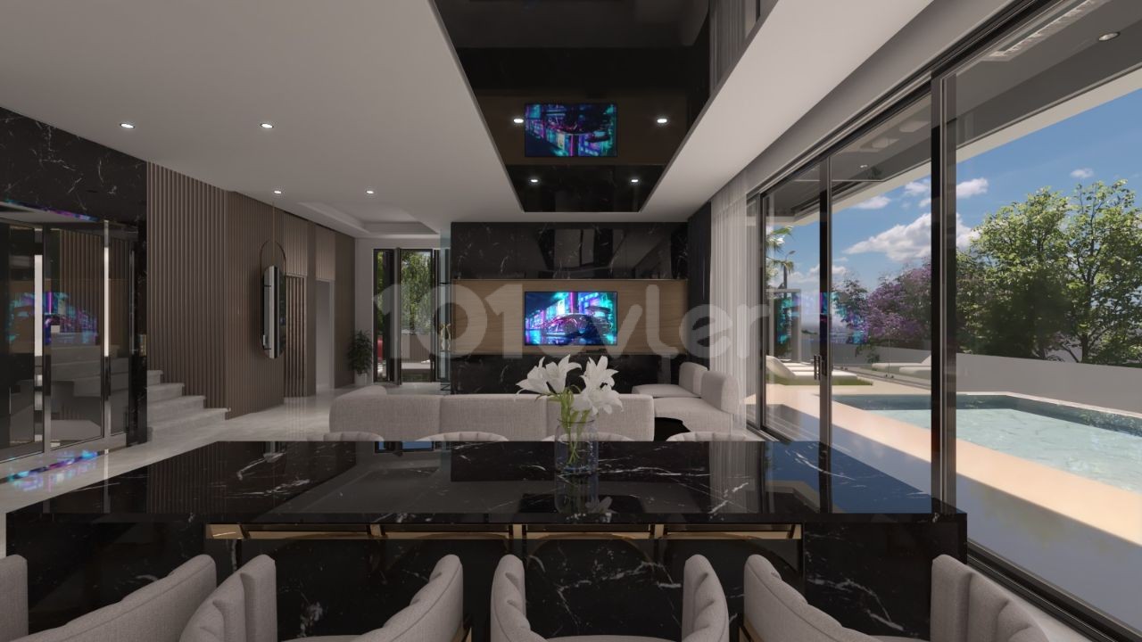 Ultra Luxury 4+1 Villas for Sale in Kyrenia Center