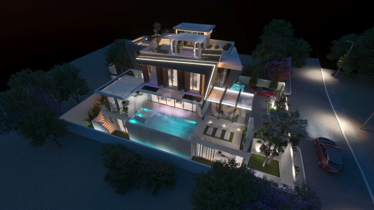 Ultra Luxury 4+1 Villas for Sale in Kyrenia Center