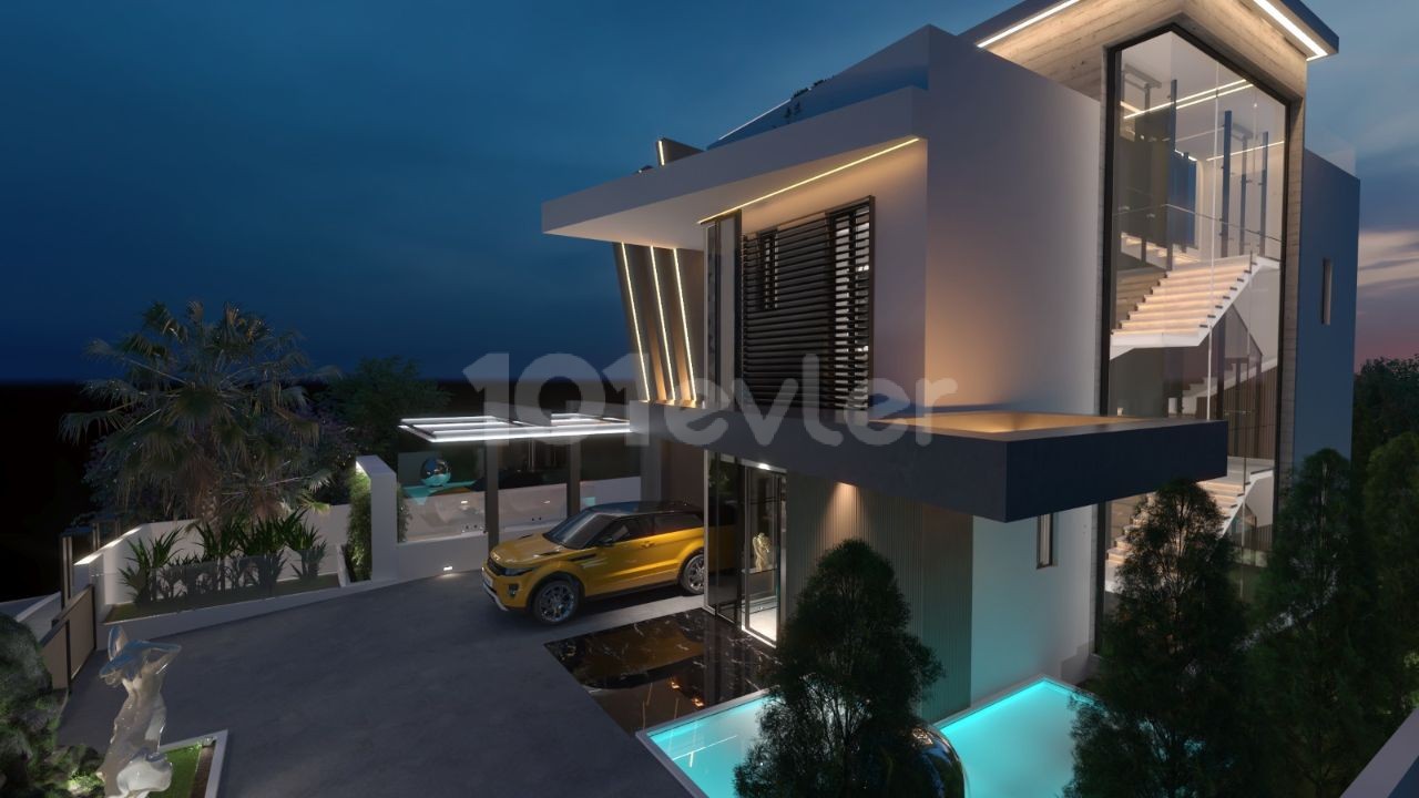 Ultra Luxury 4+1 Villas for Sale in Kyrenia Center