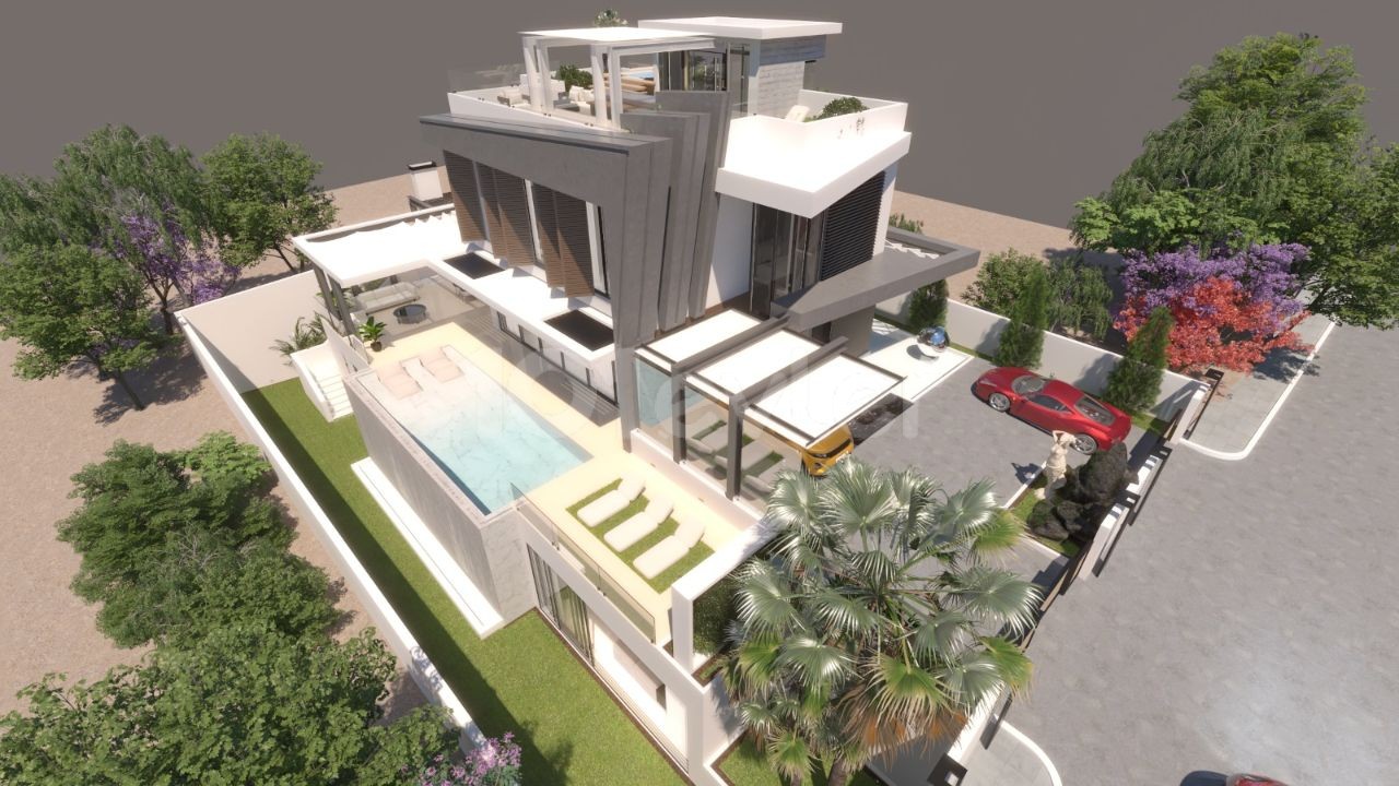 Ultra Luxury 4+1 Villas for Sale in Kyrenia Center