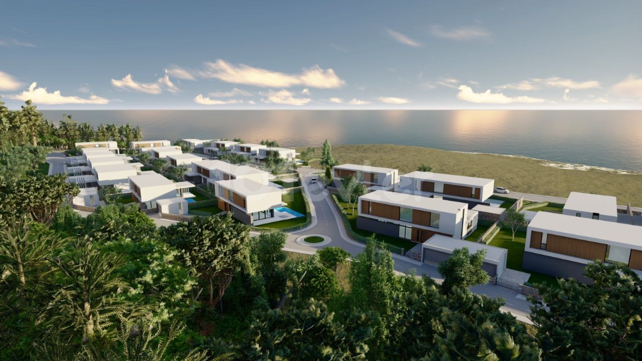 MAGNIFICENT 5+1 VILLAS WITH MOUNTAIN AND SEA VIEWS IN GİRNE ÇATALKÖY