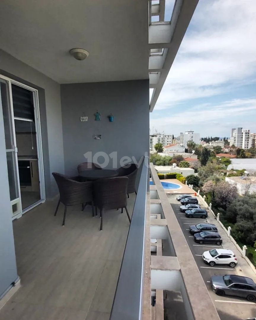 3+1 SEA VIEW FLAT FOR RENT NEXT TO KYRENIA KAR MARKET