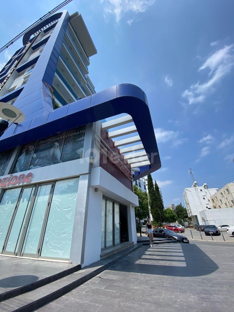 KYRENIA CENTRAL ATA TOWER, GROUND FLOOR SHOP / OFFICE WITH 2 FACADES ON THE MAIN STREET ** 