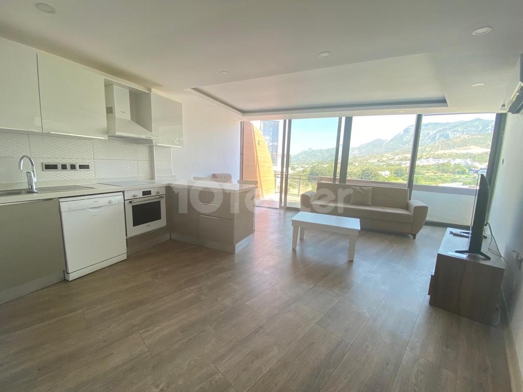 3+1 FULLY FURNISHED 110m2 VIEW APARTMENT FOR RENT IN THE MOST LUXURIOUS BUILDING IN KYRENIA CENTRAL ** 