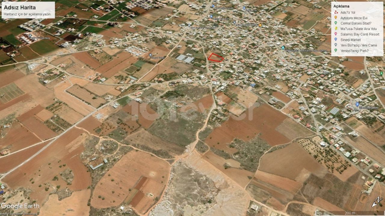 2 Acres of Land Open for Development in Yeniboğaziçi Village
