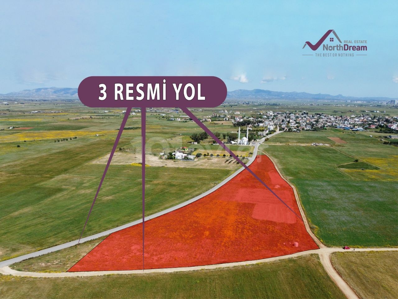 LAND FOR SALE BETWEEN MORMENEKŞE-MUTLUYAKA IN FAMAGUSTA