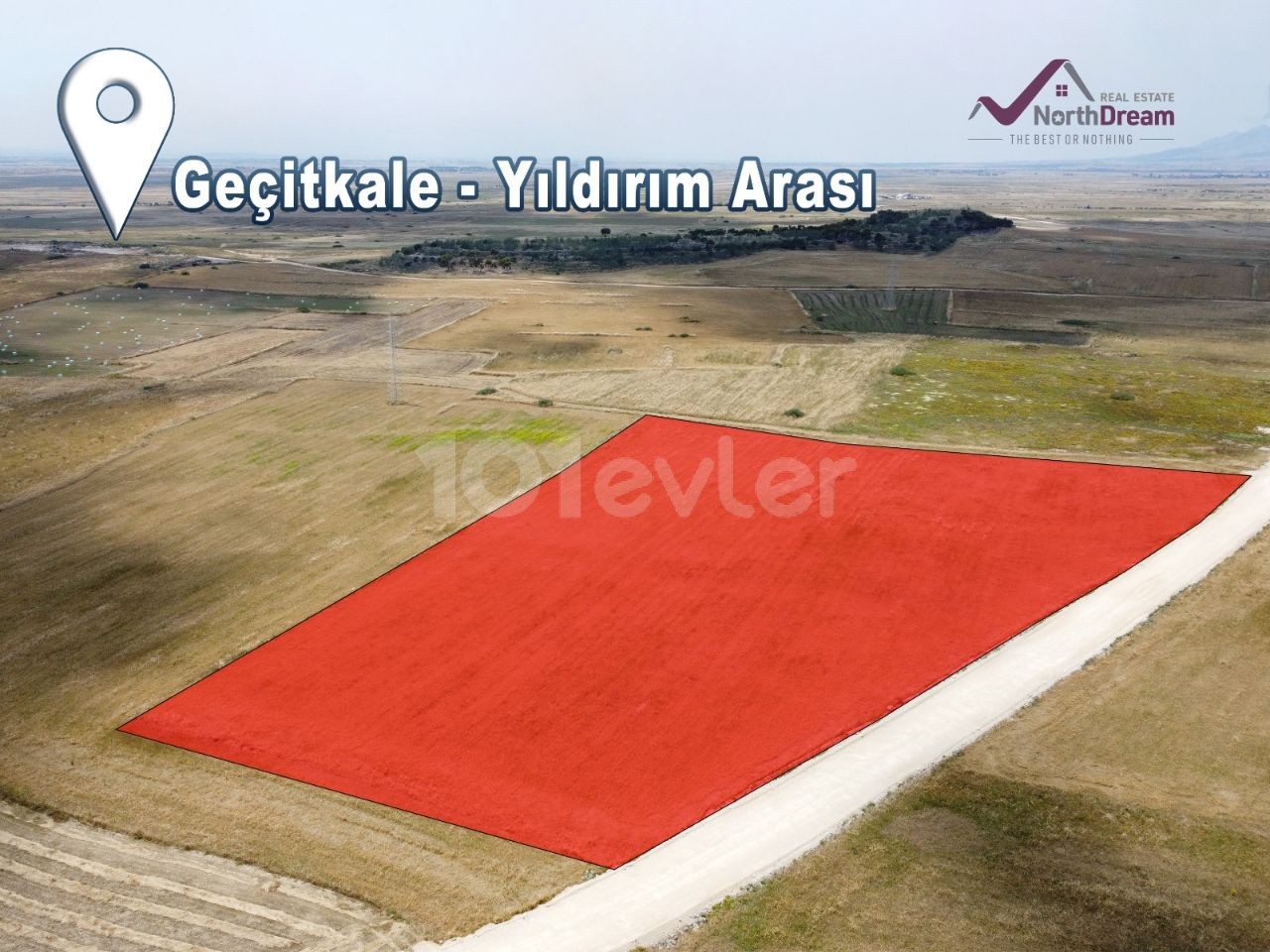 INVESTITIONSMÖGLICHKEIT!!! LAND ZU VERKAUFEN ZWISCHEN GAZİMAĞUSA GEÇİTKALE YILDIRIM