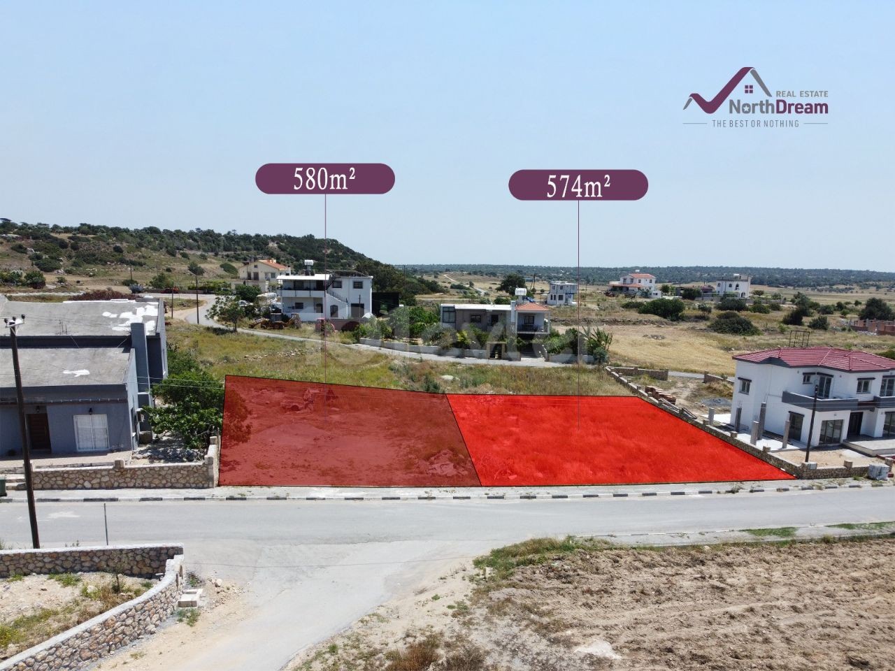 GAZIMAĞUSA YADİKONUK VILLAGE 2 PLOTS FOR SALE