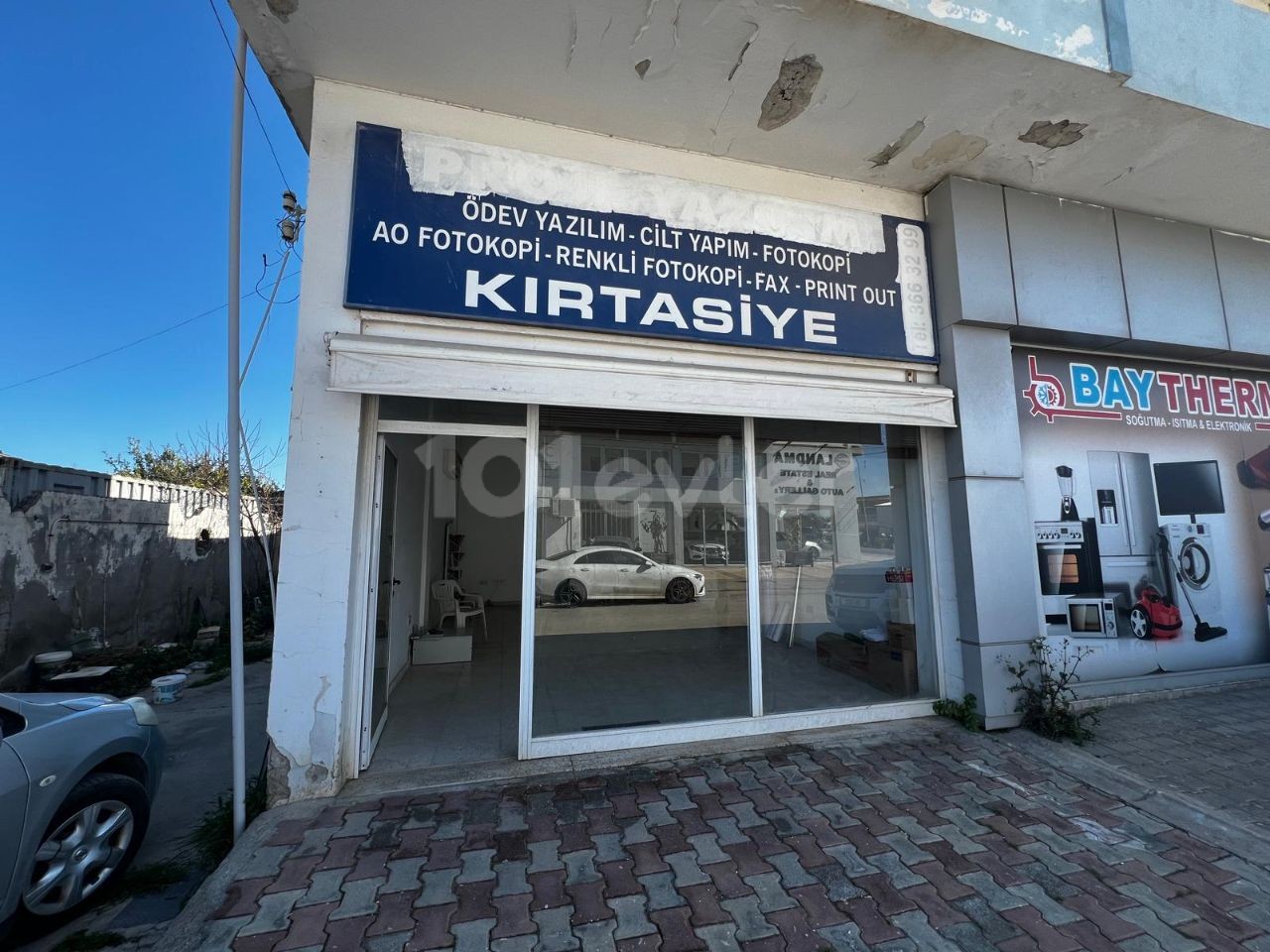 GAZİMAĞUSA LARNAKA YOLU  KİRALIK EŞYASIZ  DÜKKAN