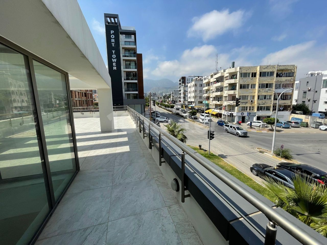 400 m2 Restaurant with a permit and a large terrace with infrastructure for rent at the traffic lights of the new port in the center of Kyrenia ** 