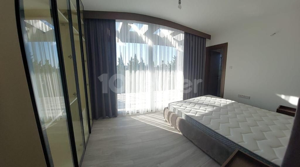 Triplex villa for sale in Karaoglanoglu, Kyrenia with mountain and sea views