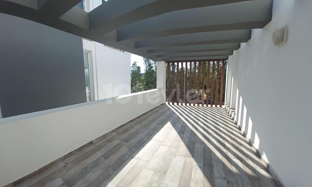 Triplex villa for sale in Karaoglanoglu, Kyrenia with mountain and sea views