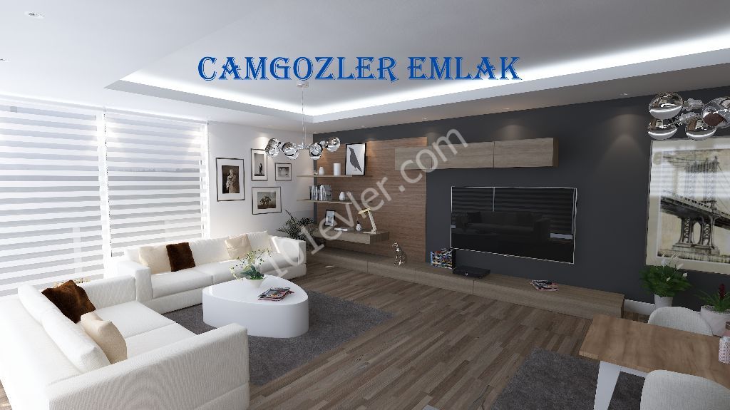 Dere boyu Kumsal Türk Malı  3+1 Daireler 130 m2 den başlayıp 167 m2 ye kadar daire seçenekleri