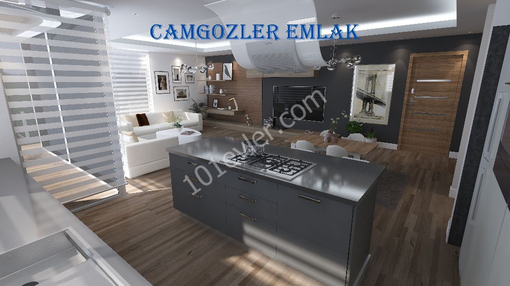 3 + 1 Apartments of Turkish origin along the creek Starting from 130 m2 and up to 167 m2 apartment options ** 