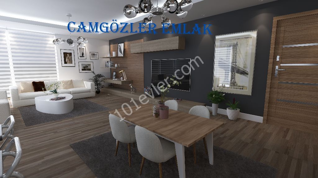 3 + 1 Apartments of Turkish origin along the creek Starting from 130 m2 and up to 167 m2 apartment options ** 