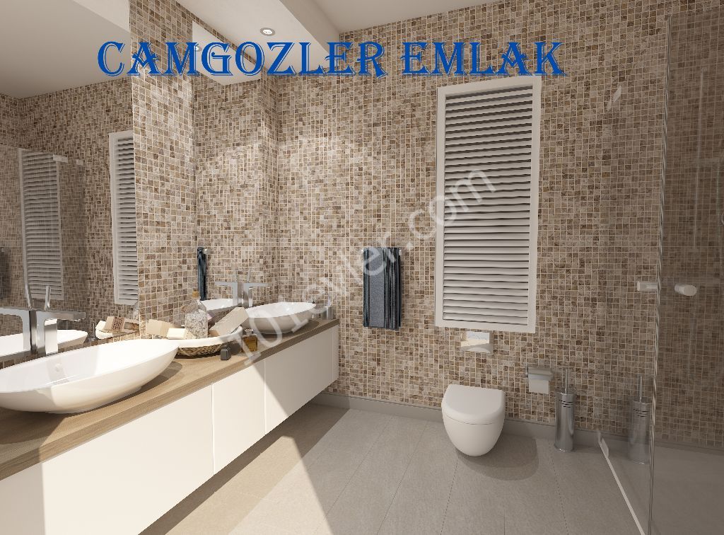 3 + 1 Apartments of Turkish origin along the creek Starting from 130 m2 and up to 167 m2 apartment options ** 