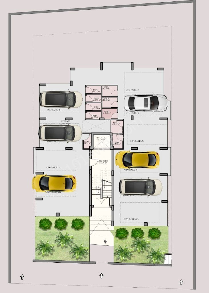 Nicosia Dereboyu 3+1 Luxury Apartments ** 