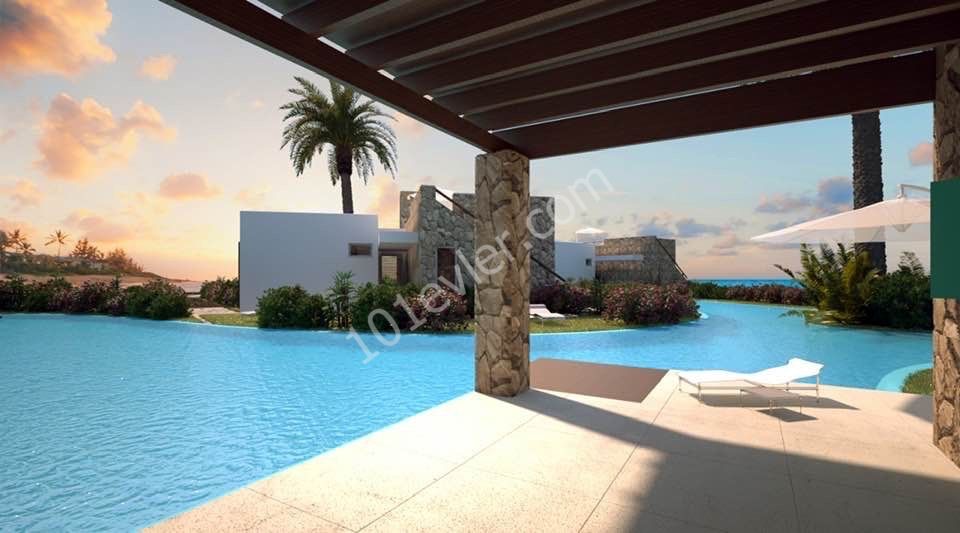 Apartment 2 BED with Private garden ,Location - Esentepe sea front view