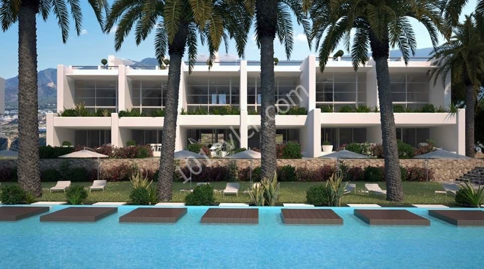 Apartment 2 BED with Private garden ,Location - Esentepe sea front view