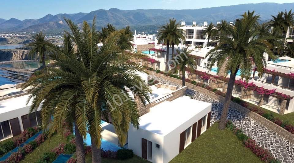 Apartment 2 BED with Private garden ,Location - Esentepe sea front view