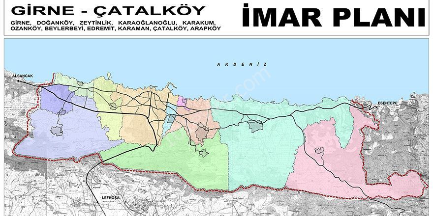 Girne Çatalköy Şehit Çocuğu  Arsası Süper konum