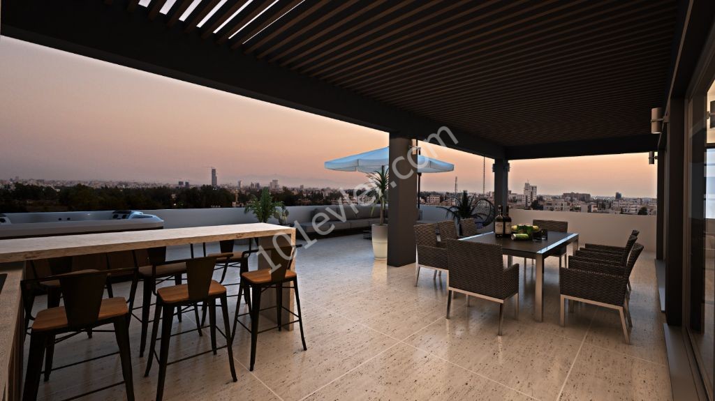 Penthouse For Sale in Küçük Kaymaklı, Nicosia