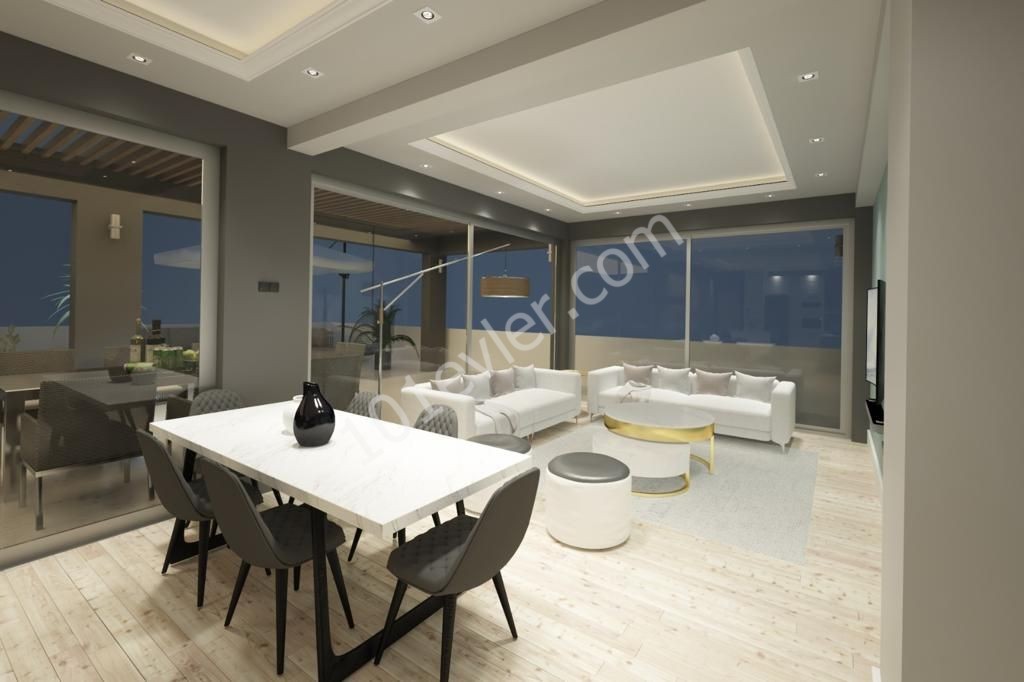 Penthouse For Sale in Küçük Kaymaklı, Nicosia