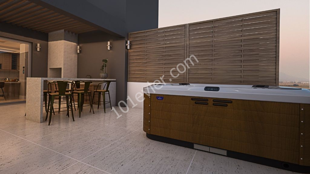 Penthouse For Sale in Küçük Kaymaklı, Nicosia