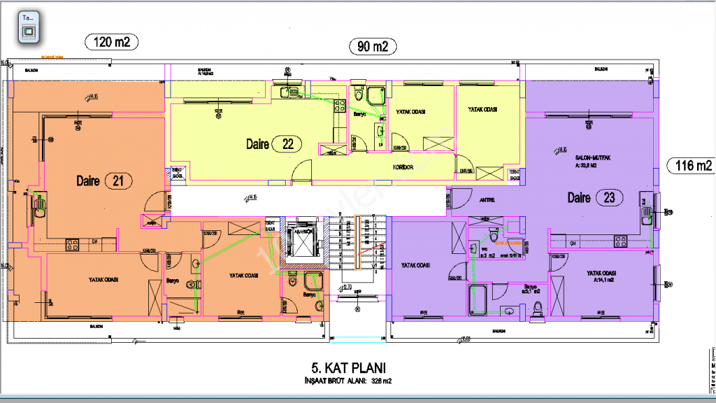 Flat For Sale in Girne Merkez, Kyrenia