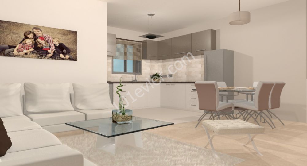 Lefkoşa Küçük kaymaklı Asansörlü Daireler ( 2 + 1 ) PentHouse