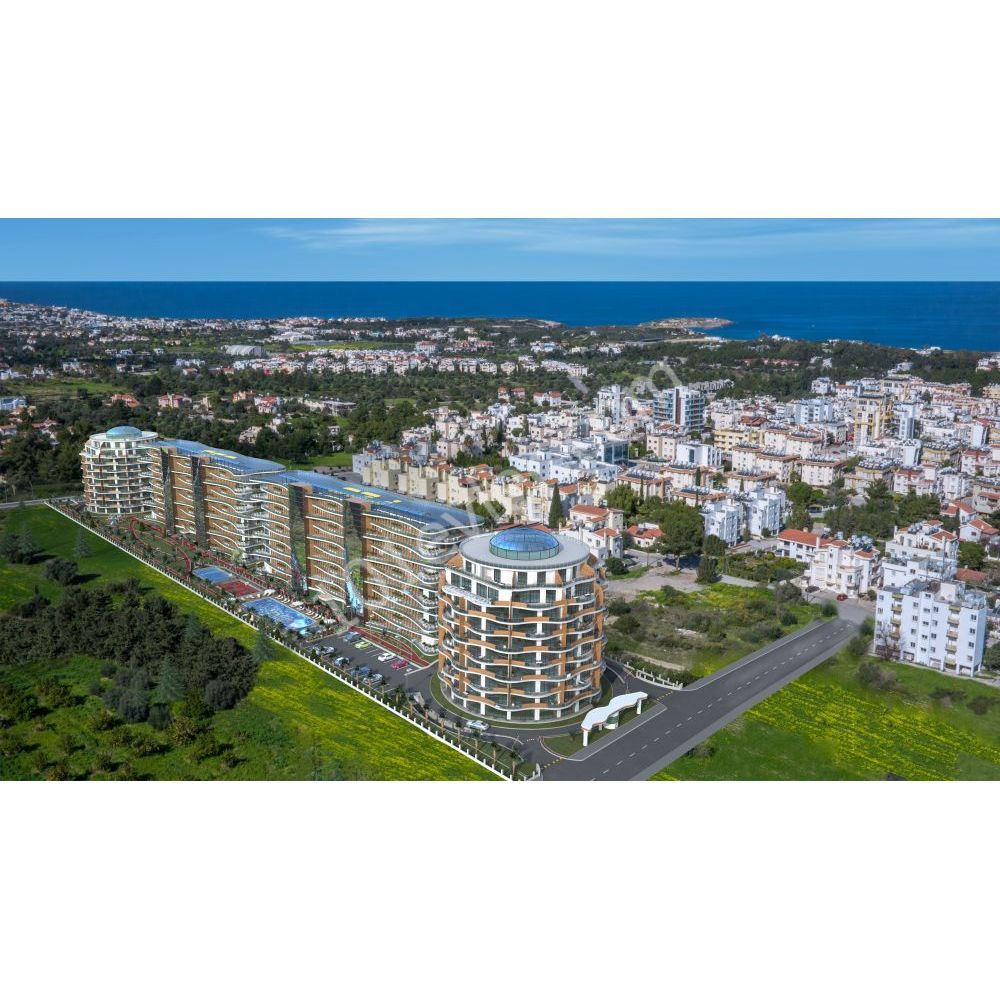 Lux apartment in Girne with sea and mountains view