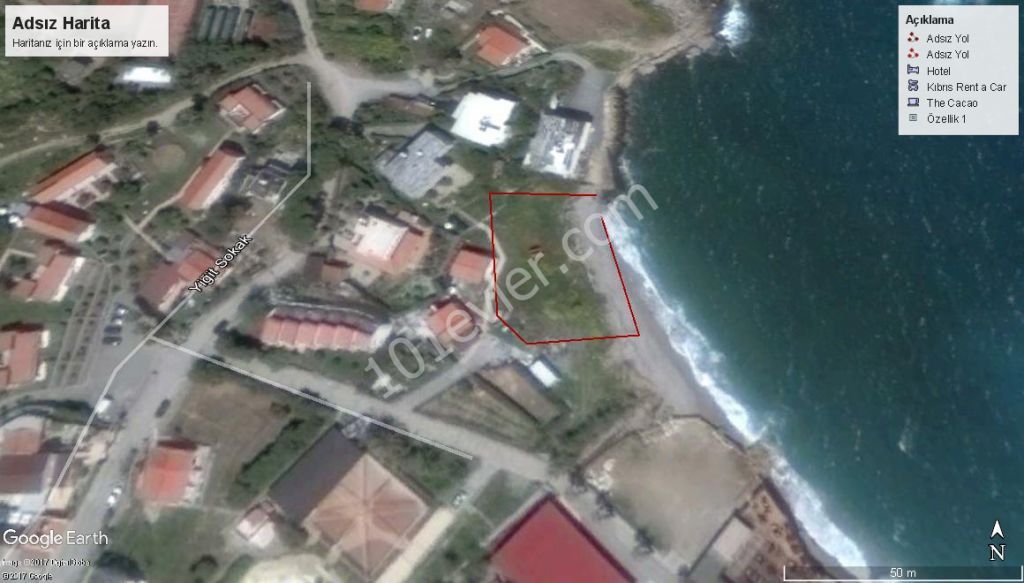 Residential Zoned Plot For Sale in Alsancak, Kyrenia