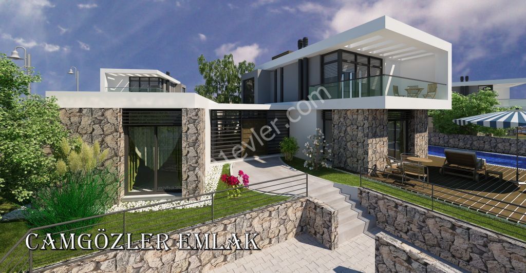 A new project with a garden in Kyrenia ** 