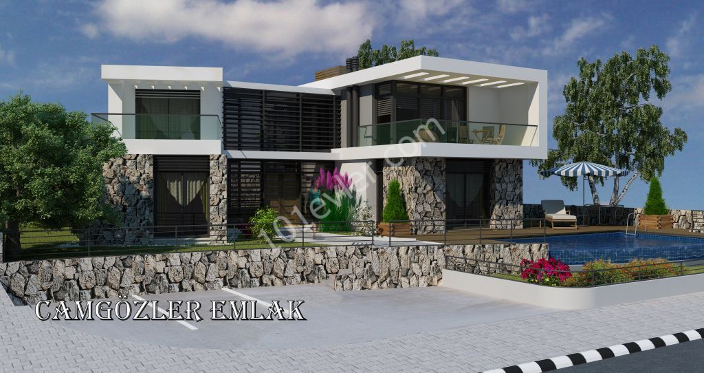 A new project with a garden in Kyrenia ** 