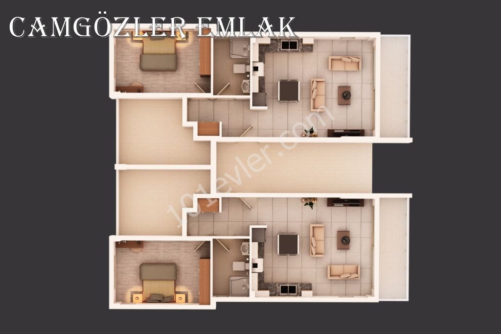 Flat For Sale in Alsancak, Kyrenia