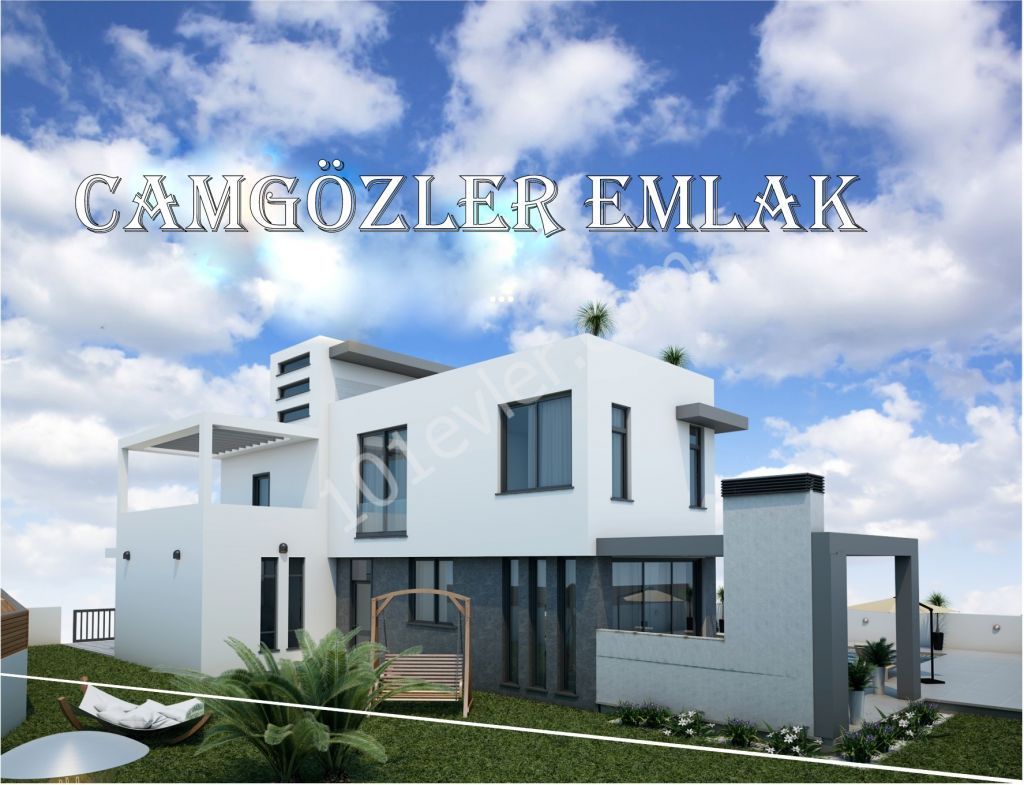 Girne Alsancak 3+1 Villa Yüzme Havuzlu Deniz Manzaralı