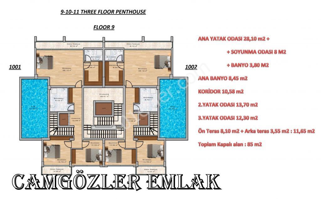 квартира Продается in Girne Merkez, Кирения