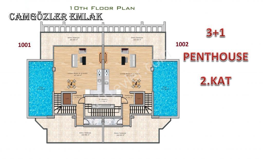 квартира Продается in Girne Merkez, Кирения