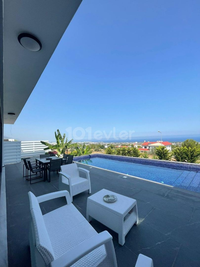 4+ 1 Villa with Luxury Pool for rent in Çatalköy ** 