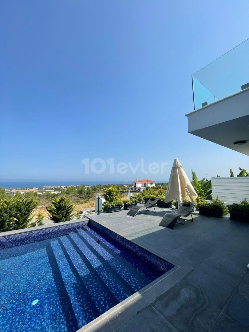 4+ 1 Villa with Luxury Pool for rent in Çatalköy ** 