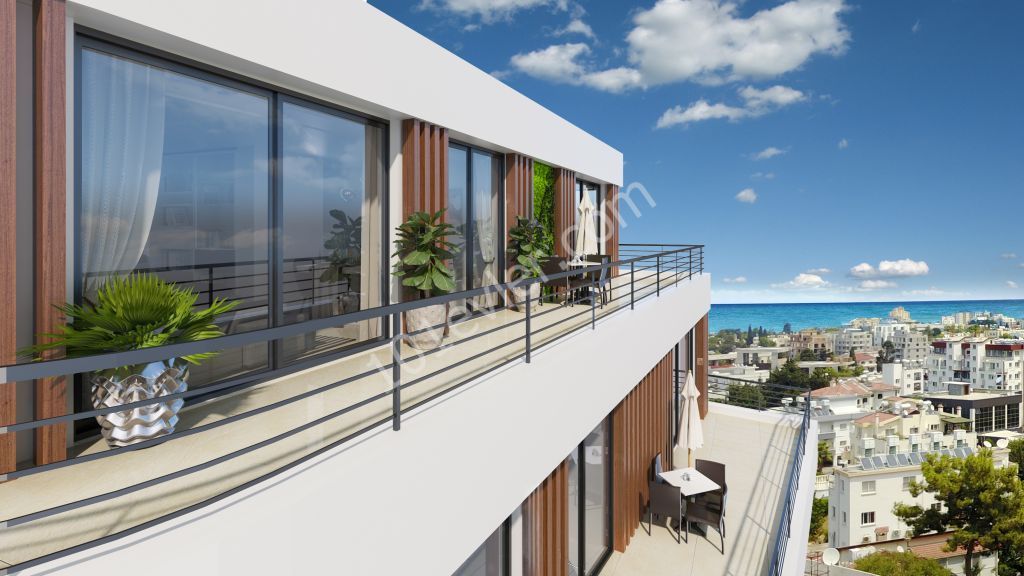 Özel havuzlu 2+1 penthouse * Girne merkez