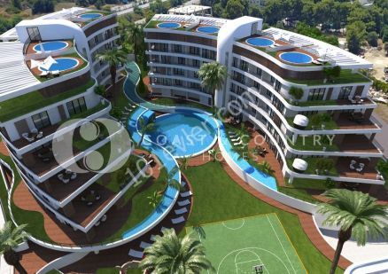 Özel havuzlu 2+1 penthouse * Girne merkez