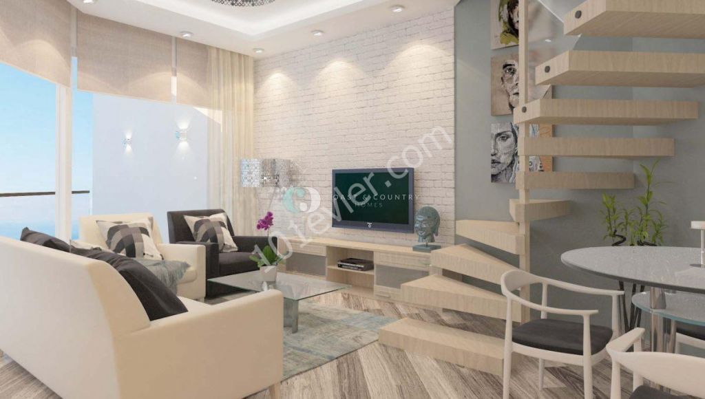 Gaziveren, 2+1 deniz  manzaralı yeni penthouse - inanılmaz fiyat