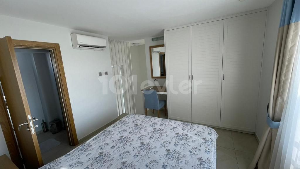 GİRNE ALSANCAK BLUE MARE SİTESİ DENİZ MANZARALI DUBLEX KİRALIK DAİRE 