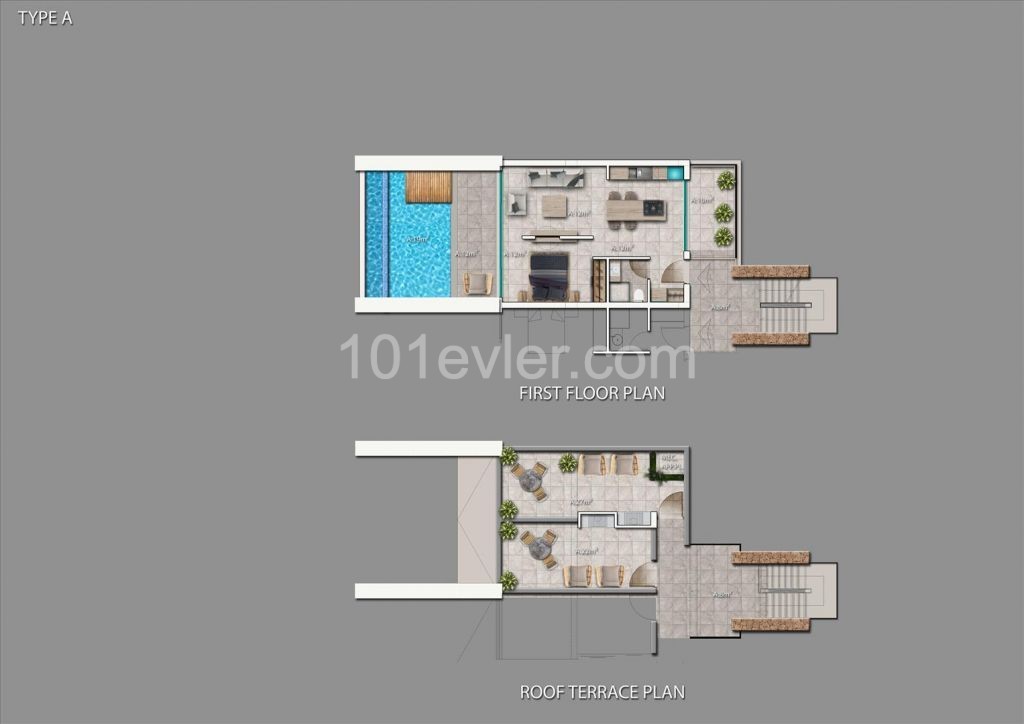 Penthouse Kaufen in Esentepe, Kyrenia