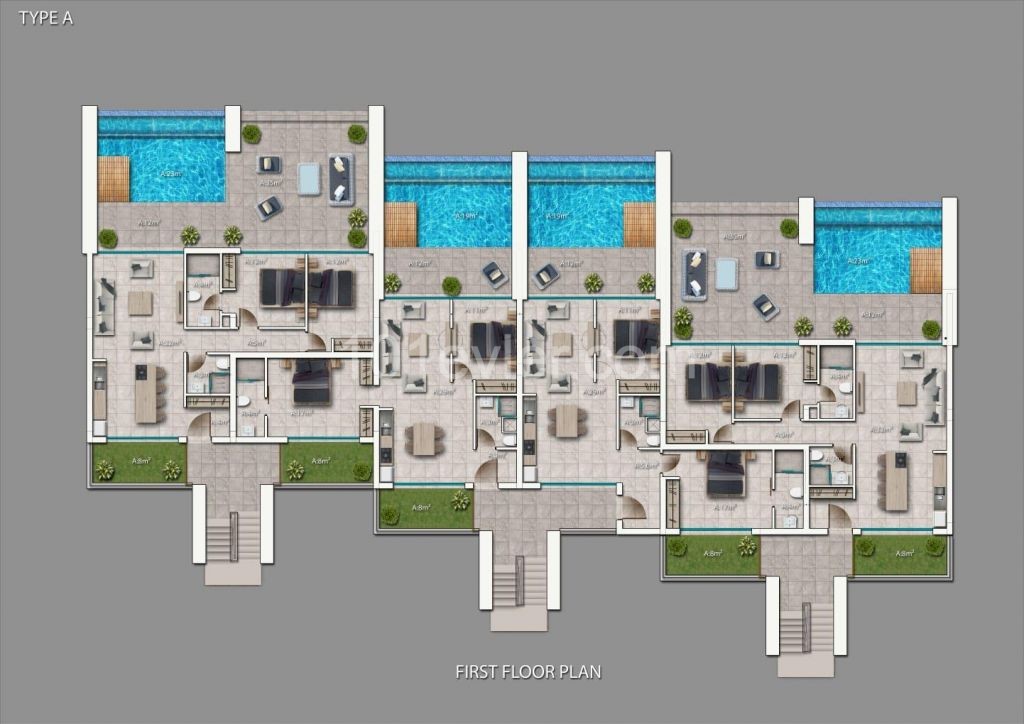 Luxury 2 bedroom beach-front development