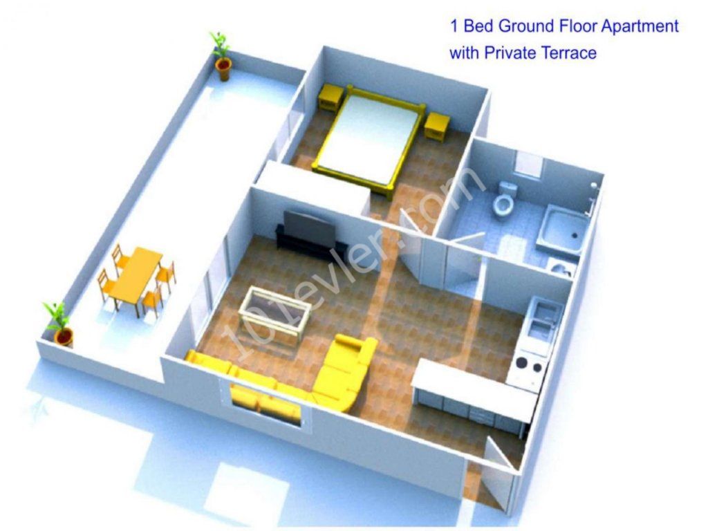 1 OR 2 BEDROOM APARTMENTS WITH COMMUNAL POOL 