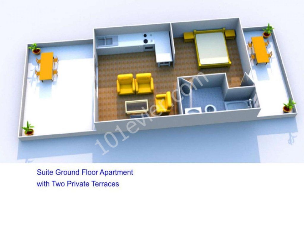 1 OR 2 BEDROOM APARTMENTS WITH COMMUNAL POOL 