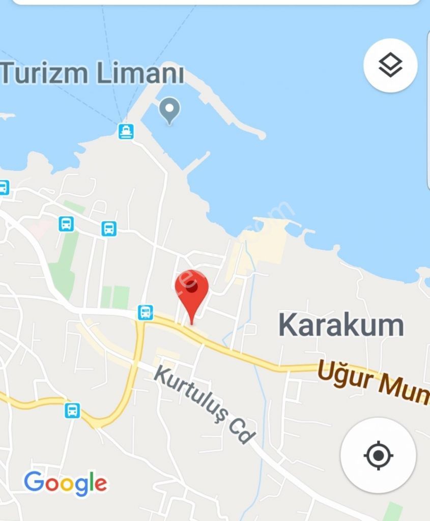 Girne Karakum Lemar karşısı ana cadde üzeri 200m2 işyeri. 